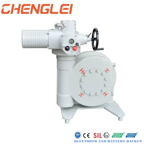 110V 660V AC Small Mini Aluminum Alloy Automatic Electric Rotary Actuator.