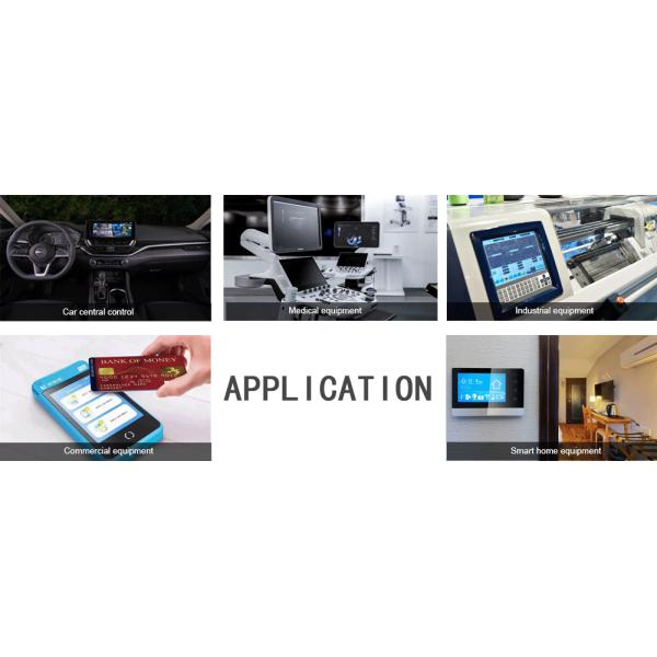 Custom 60pins FPC 10.3 Inch LCD Display High Resolution With LVDS Interface