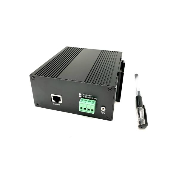 Outdoor Industrial Ethernet Switch 8 Port POE PSE 220v AC Input Support PoE+