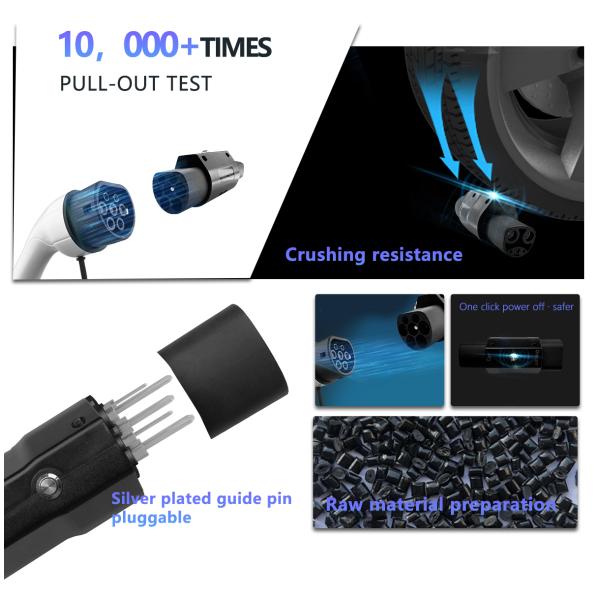Condition 32A Output Type 2 Charging Adapter for NACS EV Charger 220V Input Voltage