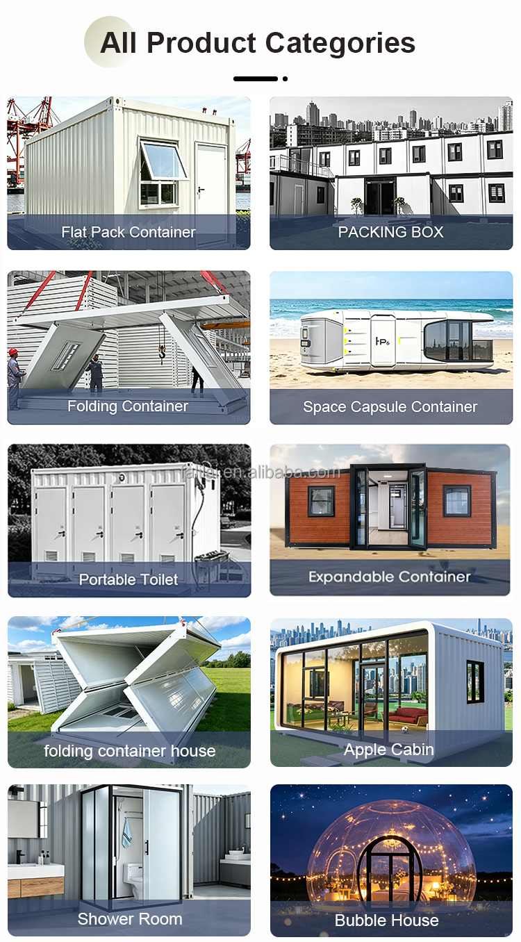 Low Price 20ft Modular Flat Pack Container House Detachable Tiny Home Movable Office Building Hotel Ready