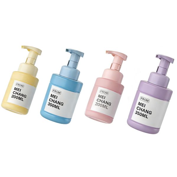 200ml / 350ml Dual-Size Foam Pump Refillable Bottle with Foam Pump Technology and Customizable Branding