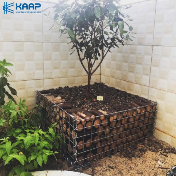 Galvanized Garden Wall And Stone Stacking Welded Mesh Gabion