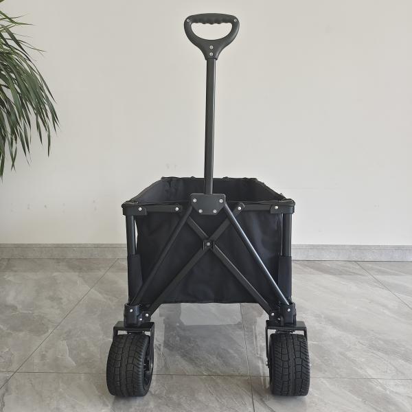 Adjustable Handle Multi Purpose Wide Wheels Welding Beach Cart Collapsible Wagon