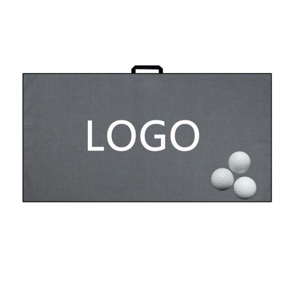 Custom Golf Sport Microfiber Waffle Golf Towel Foldable