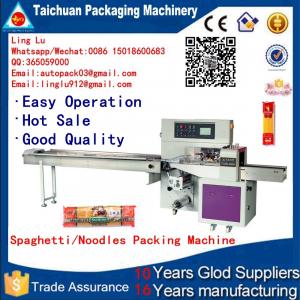Quality Taichuan knife/spoon/fork pillow packaging machine, disposable plastic cutlery sets wrapping machine for sale