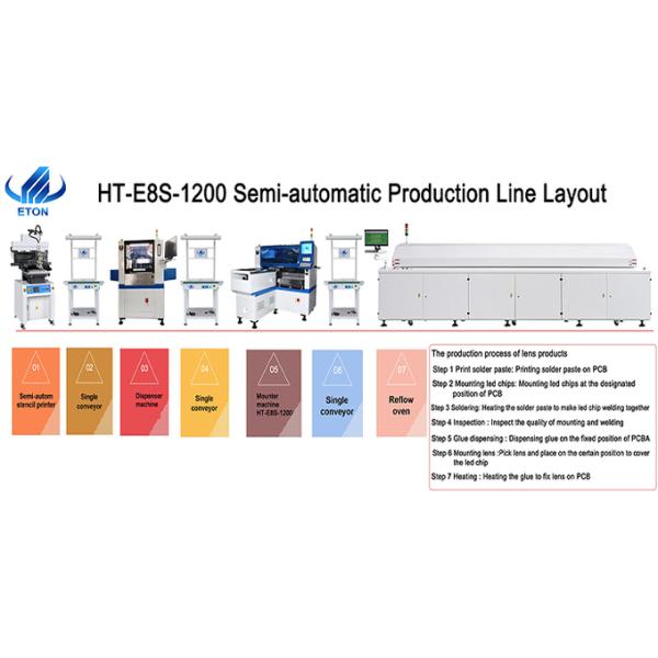 SMT Mounter: 1200*350mm PCB, high precision machine pcb assembly