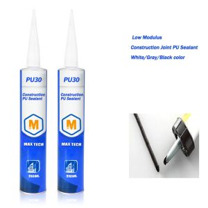 Low-modulus high-performance 1-component polyurethane-based, non-sag elastomeric