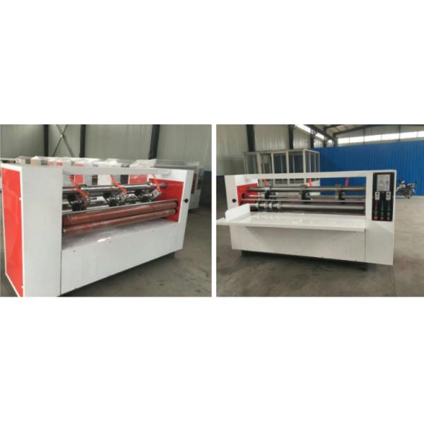 220v Cardboard Thin Blade Slitting Scoring Machine 4kw Electric Control