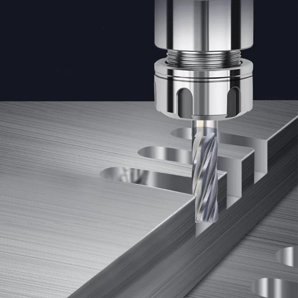 High Quality Solid Carbide Reamer for HRC45 Hard Alloy Metal Processing