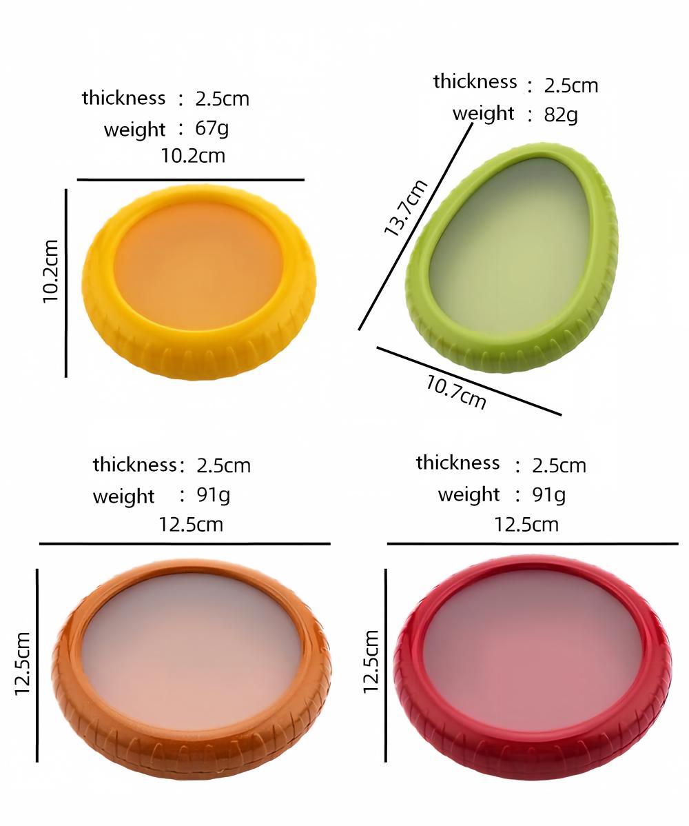 Sealed Silicone Lid Stackable Odor-Resistant Refrigerator Storage Box For Produce