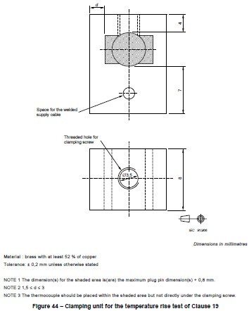 IEC 60884 Plug Pin Connector 0 ℃- 150℃ Temperature Rising Test Device