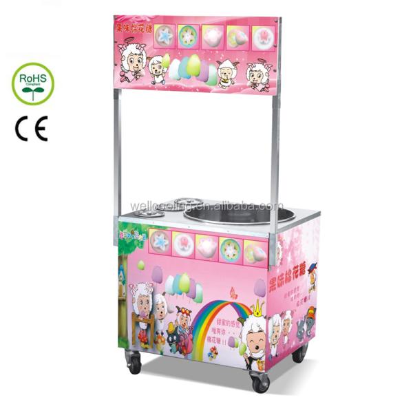 Wholesale Commercial Electric Full Automatic Diy Cotton Candy Machine For Sale