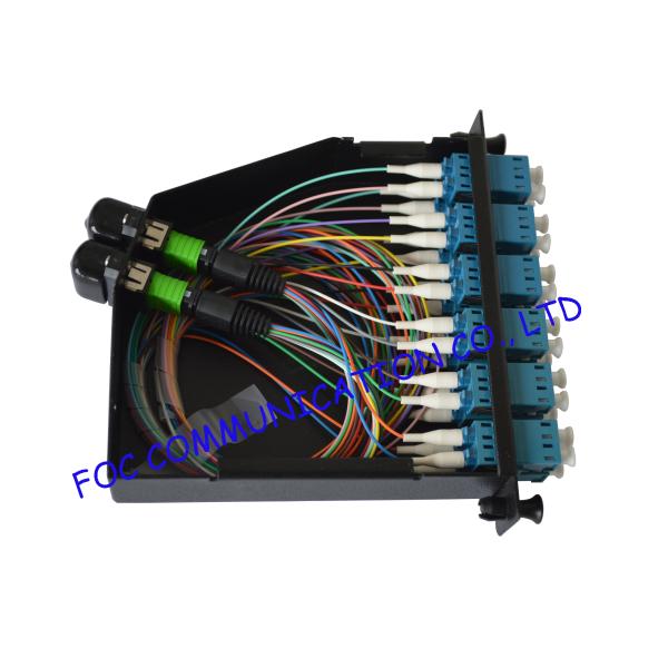 Fiber Optic Patch Panel 24Core MPO Cassette For Telecoms
