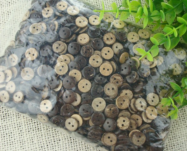 china factory round Eco friendly nature shell button 14L-54L coconut button