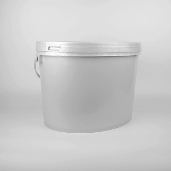 20L Oval Plastic Bucket Empty 5 Gallon Buckets With Lids Screen Printing