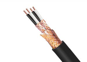China Braided Shielded Instrument Cable XLPE Insulation Stranded Copper Wire With CU Core on sale