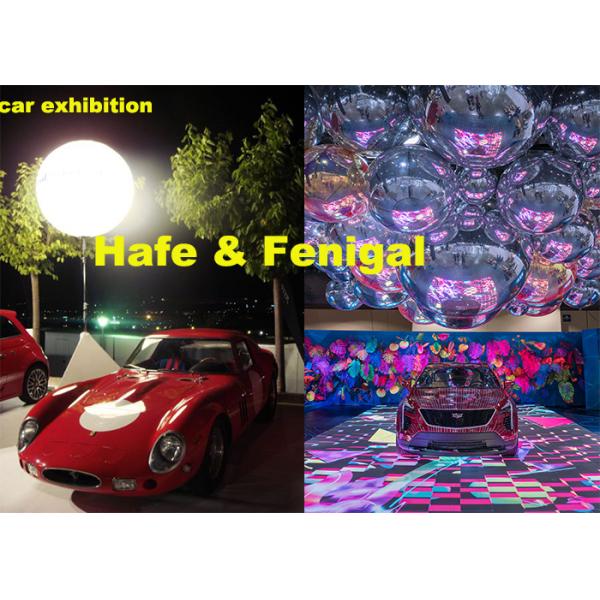 1.6m Events Inflatable Lighting Decoration Balloon Star Lighting Cone