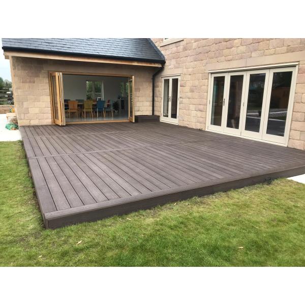2200mm WPC Floor Decking 3d Wall Cladding Panels 146 X 22MM Composite Floor Decking