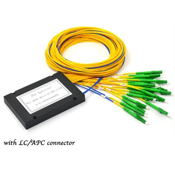 CATV PLC Fiber Optic Splitter Coupler 2x16 Plastic Module SC UPC Connector