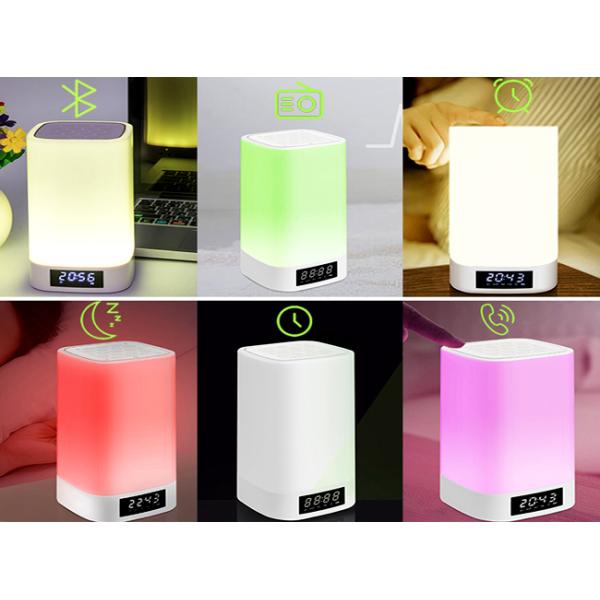 4.0 Version Bluetooth Speaker Alarm Clock , FM Radio Bluetooth Speaker With Clock