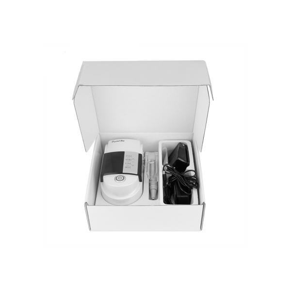 Silver Aluminium POP Permanent Makeup Tattoo Kit LCD Eyebrow Machine