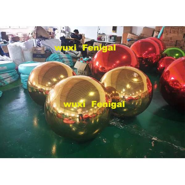 1m 2.5m Diameter Inflatable Mirror Balloon Disco Ball Decoration For Wedding