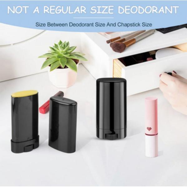 Customizable 2.5 oz PP Deodorant Stick Container