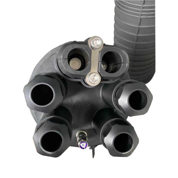 Optical Fiber Cable Joint Closure, fiber optic splicing closure IP68, PP+GF material