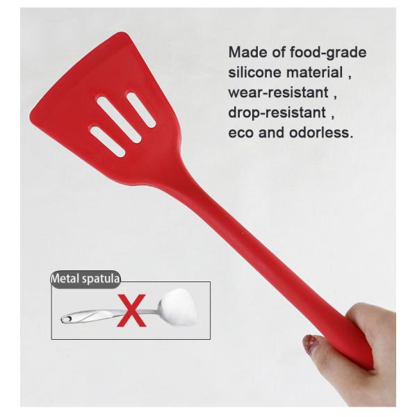 BPA Free Silicone Kitchenware Set Pot Shovel With Customized Logo