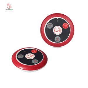 Quality China supply cheap price wireless pager four keys push button for restaurant cafe hotel service for sale