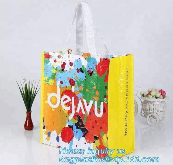 Buy Wholesale custom logo eco-friendly shopping bag recyclable shopping bag pp woven shopping bags,Promotion PP Woven Lamina at wholesale prices