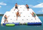 4*3m Iceberg Inflatable Water Toys White Color Customized Size Practical