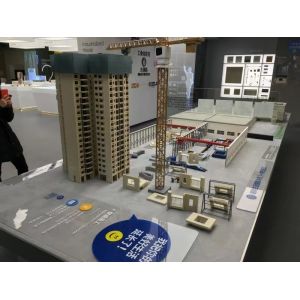 Prefabricated Building Scale Models 1:150 Construction Site Model Architecture