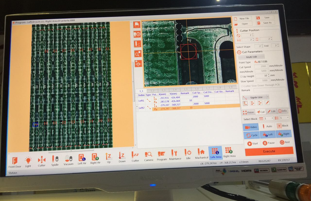YSVC-650 Professional High Precision Offline PCB Router Machine for SMT Assembly Line Circuit Board Processing