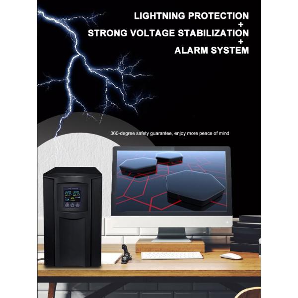 Home 220V Backup External Battery Ups Power Supply 800w 1600w 2400w Online Ups Backup Power