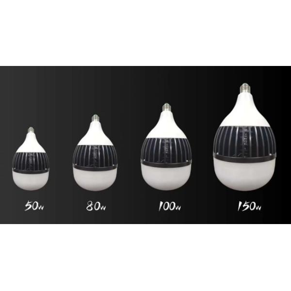 Easy Mounted E27 Light Bulb 100w Black Shell Light Bulbs For Indoor Lighting
