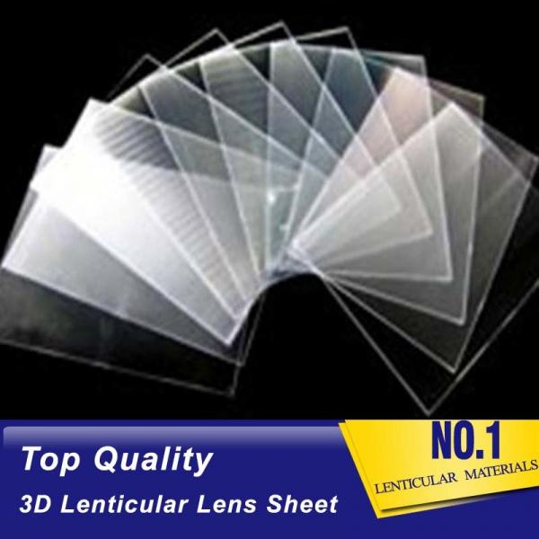 High quality 51X71CM 0.25MM PET Lenticular Lens Film sheet lenticular lenses for 3d lenticular printing service Baharin