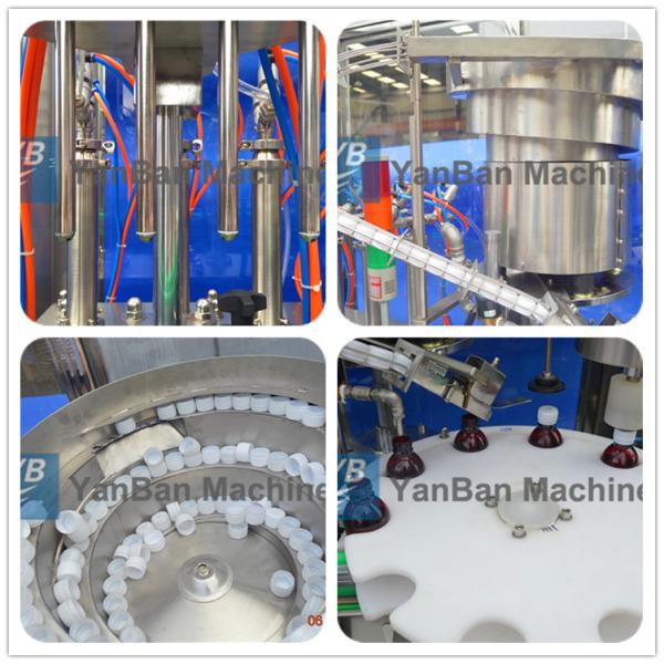 Small Portable Automatic Liquid Filling Machine With Piston Pump Filling System