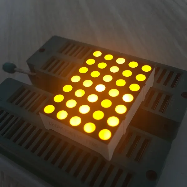 DOT Matrix LED Display 3mm Super Bright Yellow for Moving Signs/ Message Boards