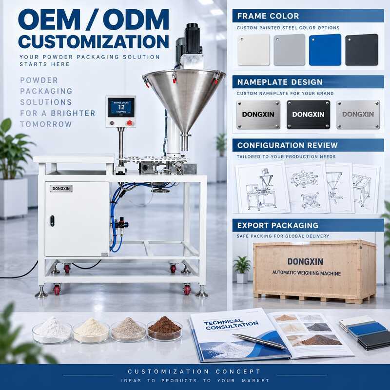 Customized weighing machine in industrial setting