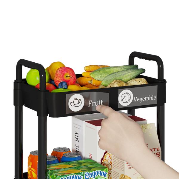 Multi-Layer Rotatable Fruit Vegetable Storage Rack Household Storage Holder Kitchen Organizer Floor Type