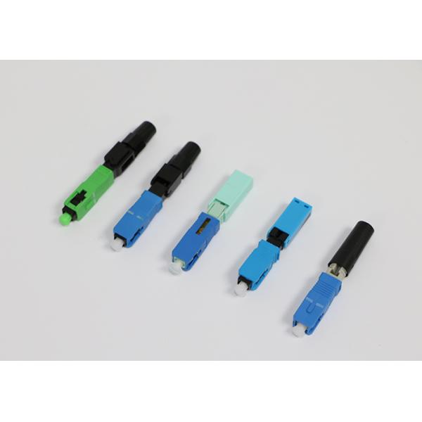 Singlemode Fiber Optic Connector Sc / Upc , Fast Fiber Optic Cable Connectors