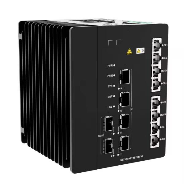 Network Connectivity Enterprise-Class Extended Temperature Outdoor Surge Protection Industrial Switch S5735I-H8T4S2XN-V2