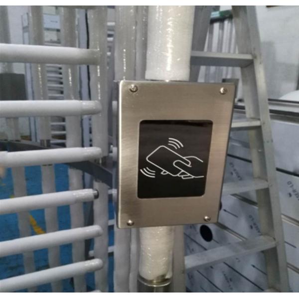 Full Height Security Electronic Fingerprint Reader Single Channel Turnstile Barrier Gate