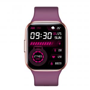 China TPU Health Fitness Smartwatch Square Shape Smart Bracelet Activity Tracker on sale