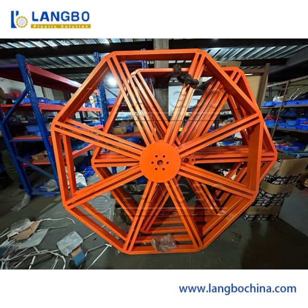 PE Pipe Coiling Machine control panel and HMI interface