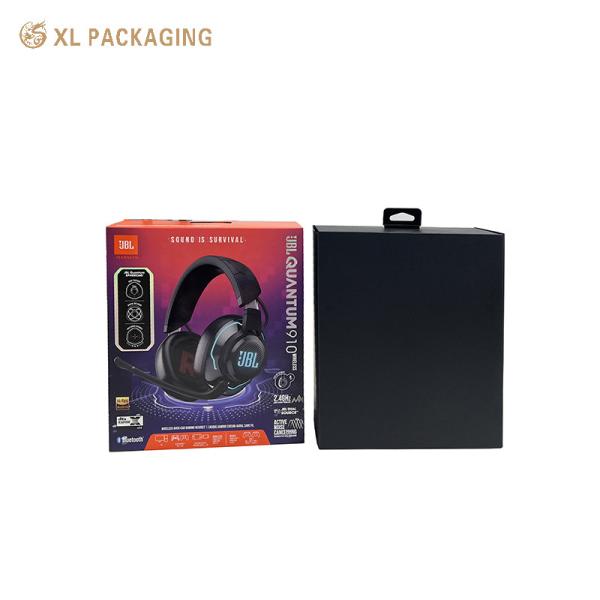 XL Packaging Custom Packaging Box Factory Headphone Earphone Box Custom Printed Logo Corrugated Packaging Box Wireless Headset Paper Box Packaging