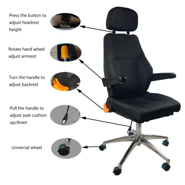 Customized Simple Type Seat T803 Engineering Equipment Office Can Move Rotating Seat
