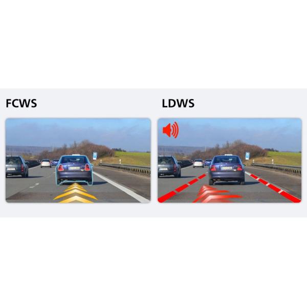 Android 5.1 128GB External Storage ADAS 4G Dash Camera
